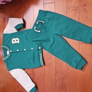 New Infant Bomber Jacket And Jogger Set